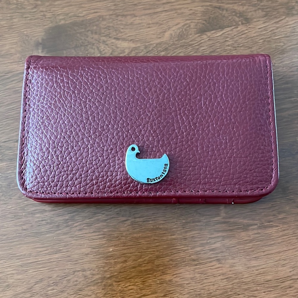 (BUXTON 1898) Leather card wallet